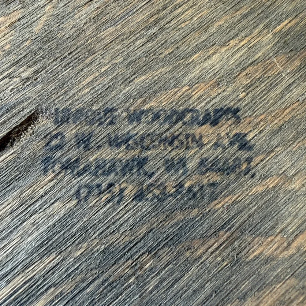 West Woodcraft vintage wood